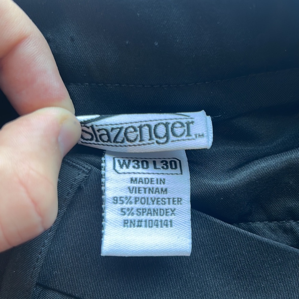 Slazenger Dress Pants | 30x30 | Black - Picture 2 of 3